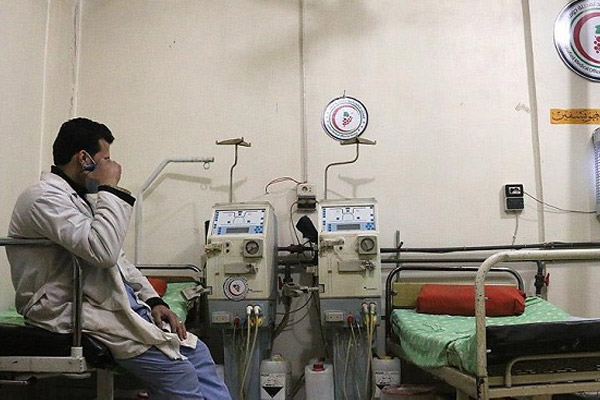 Guta'da böbrek hastaları ölümle karşı karşıya