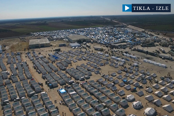 Esselame Kampı havadan görüntülendi