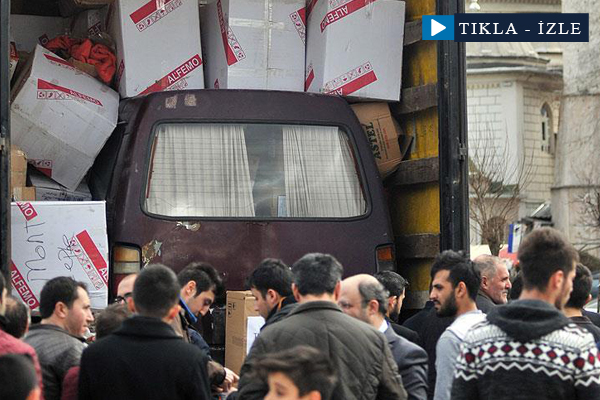 Bayırbucak Türkmenlerine minibüsünü  yolladı