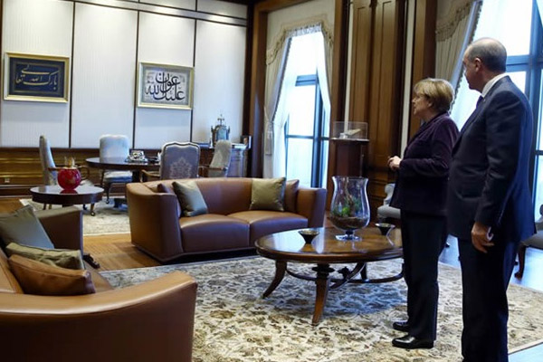 Cumhurbaşkanlığı Külliyesi'ndeki hattın öyküsü