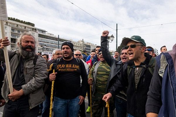 Yunanistan'da göçmen karşıtı gösteri