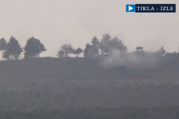TSK YPG mevzilerini vuruyor