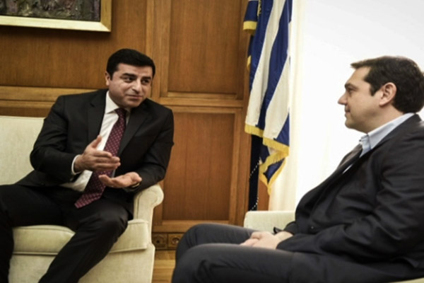 Demirtaş Çipras’la görüştü