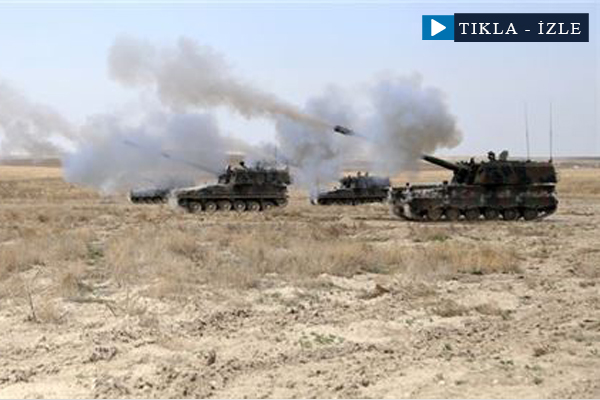 TSK, PYD mevzilerini vurmaya devam ediyor