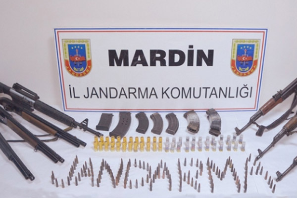 Mardin’de silah ve mühimmat yakalandı