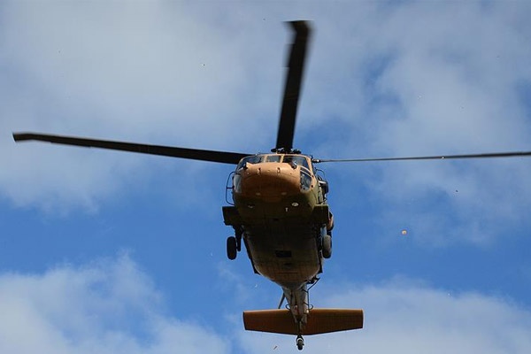 Irak'ta askeri helikopter düştü: 2 ölü