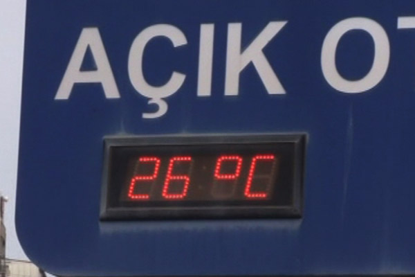 İstanbul’da termometreler 26 dereceyi gördü