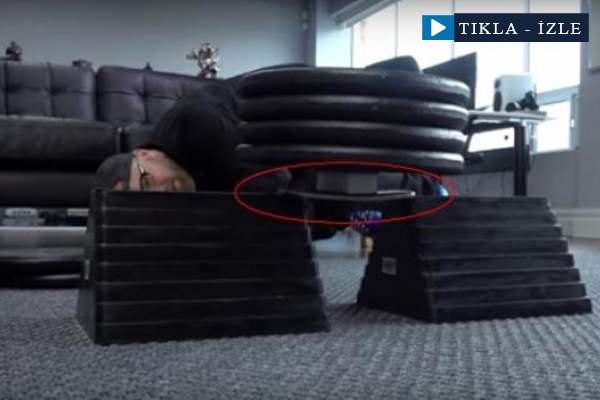 iPhone 6s Plus ağırlık testinde