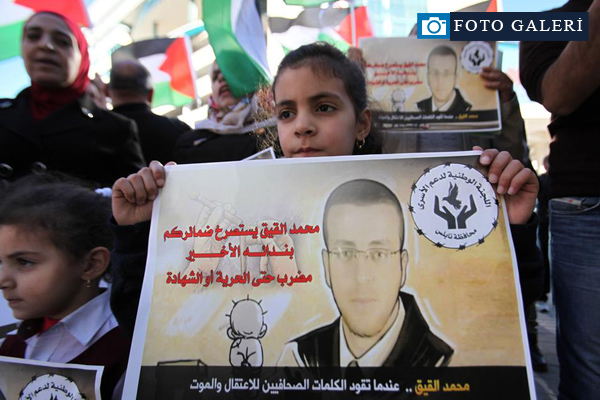 Muhammed el-Kayk'a destek gösterisi