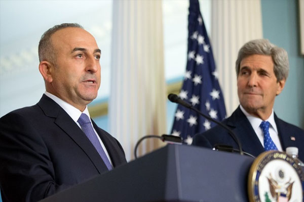 Çavuşoğlu Kerry ile görüştü