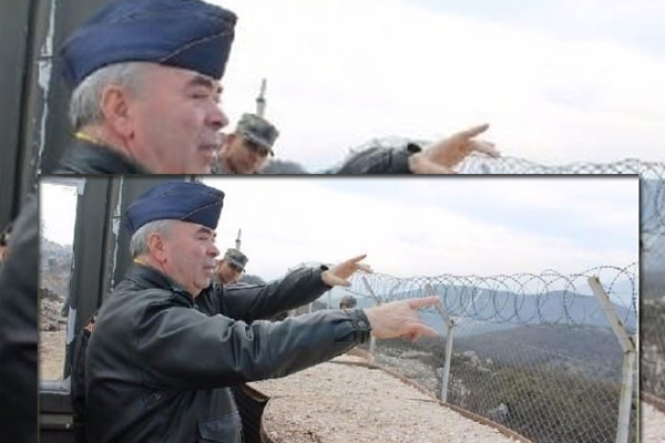 Orgeneral Ünal, Suriye sınırına geldi