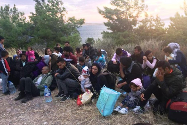 Balıkesir'de 48 düzensiz göçmen yakalandı