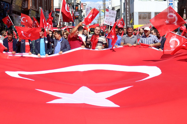 Doğu illeri teröre karşı tek yürek