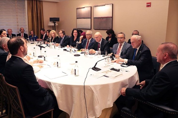 Erdoğan, ABD'de Yahudi kuruluş temsilcileri ile buluştu