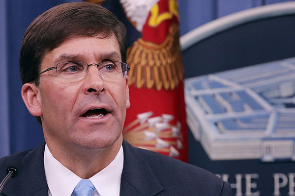 Mark Esper ile Prens Selman'dan askeri görüşme