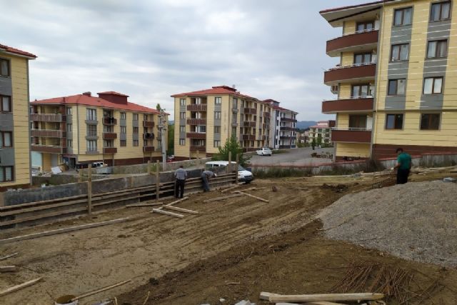 297. Sokağa park yapılıyor