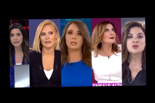 Depreme canlı yayında yakalandılar