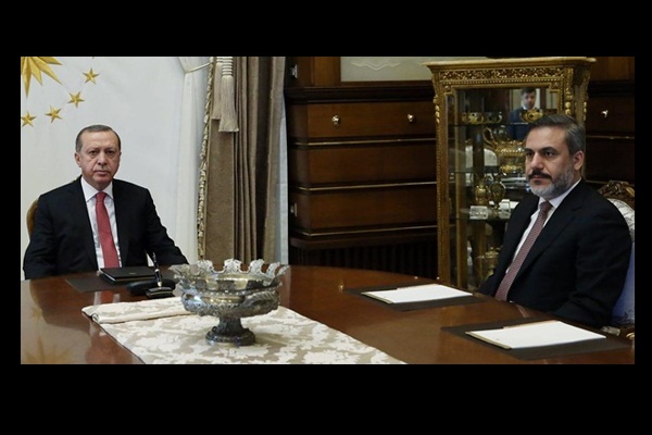 Cumhurbaşkanı Erdoğan, Hakan Fidan'ı kabul etti