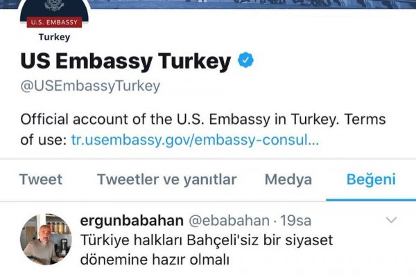 Türkiye'den ABD'ye nota: Maslahatgüzar Dışişleri’ne çağrıldı