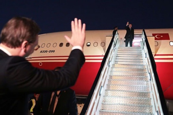 Erdoğan, Sırbistan'dan ayrıldı