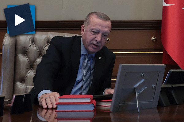 Cumhurbaşkanı Erdoğan’ın Barış Pınarı Harekatı'nın başlama emrini verdiği an