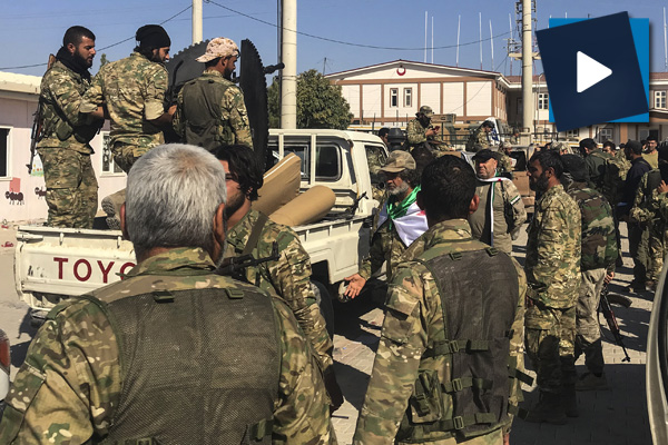 Suriye Milli Ordusu sınırı geçti, Fırat'ın doğusuna girdi
