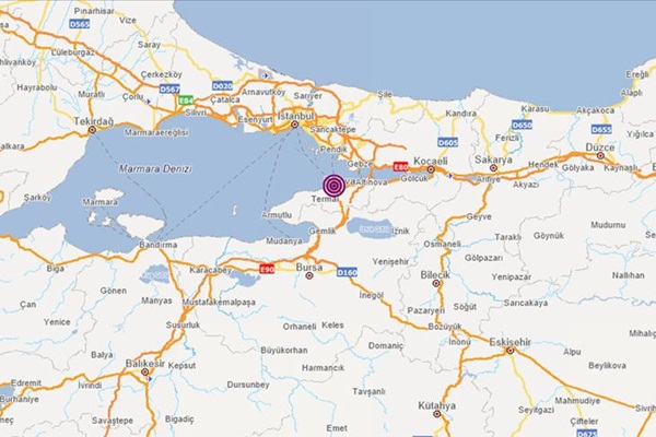 Marmara Denizi'nde 4,0 büyüklüğü deprem