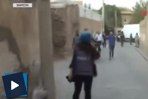 İHA muhabirleri Nusaybin'de saldırıya uğradı