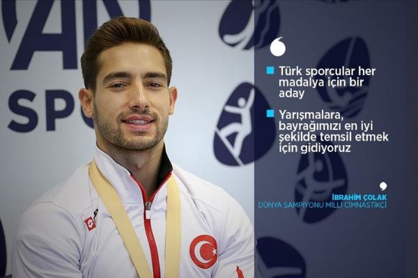 Dünya şampiyonu milli cimnastikçi Çolak: Şimdi sırada olimpiyatlar var