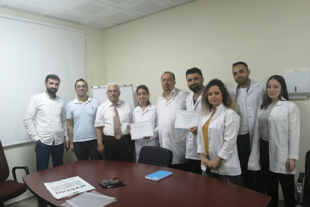 GAÜN Hastanesi'nde Suriyeli doktorlara eğitim