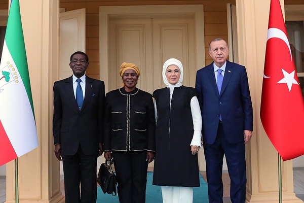 Cumhurbaşkanı Erdoğan, Ekvator Ginesi Cumhurbaşkanı ile görüştü