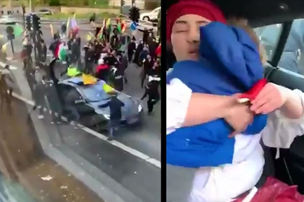 Norveç'te PKK'lılar içinde bebek bulunan araca saldırdı