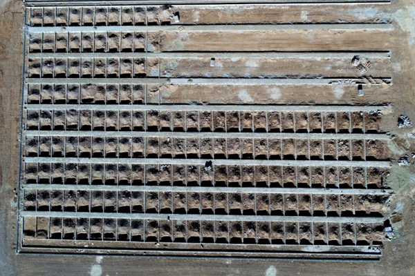 Erzurum’da 800 mezar kazıldı