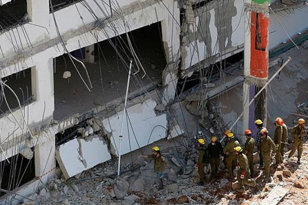 Çin'de otopark inşaatı çöktü: 8 ölü