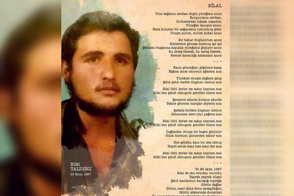 Bilal Yaldızcı’nın şehadetinin 32. yıldönümü
