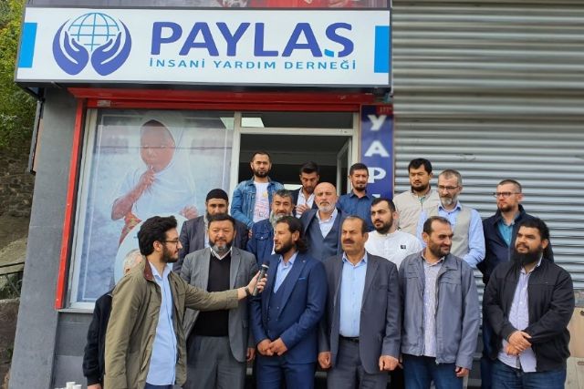 paylas insani yardim dernegi istanbul da temsilcilik acti timeturk haber