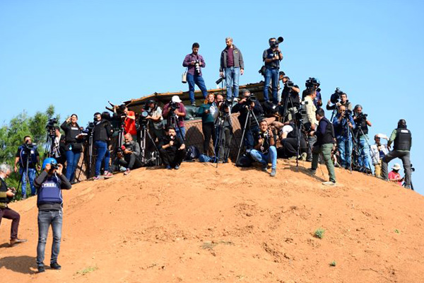 Dünya medyasının gözü, Türk-Rus ortak Güvenli Bölge devriyesinde!