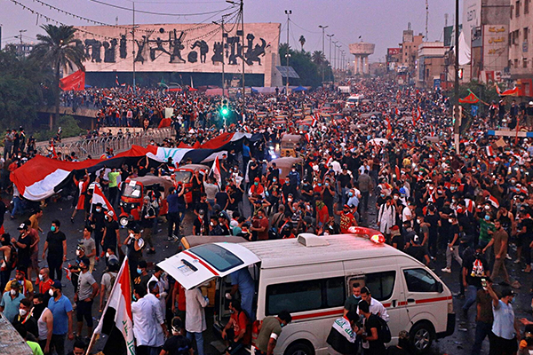 Irak'taki sivil itaatsizlik eylemleri genişliyor!