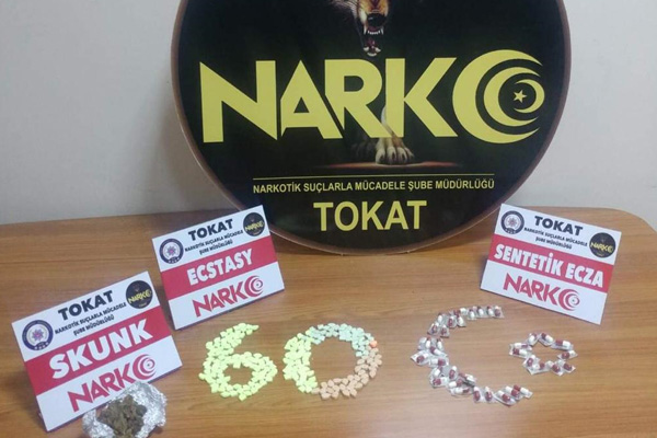 Tokat'ta uyuşturucu operasyonunda 5 tutuklama