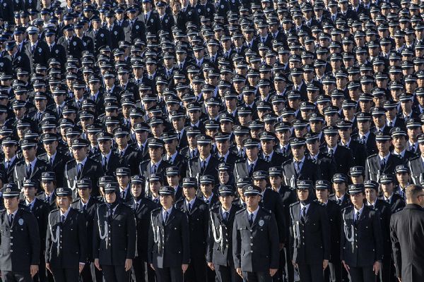 Emniyet teşkilatından Anıtkabir'e ziyaret