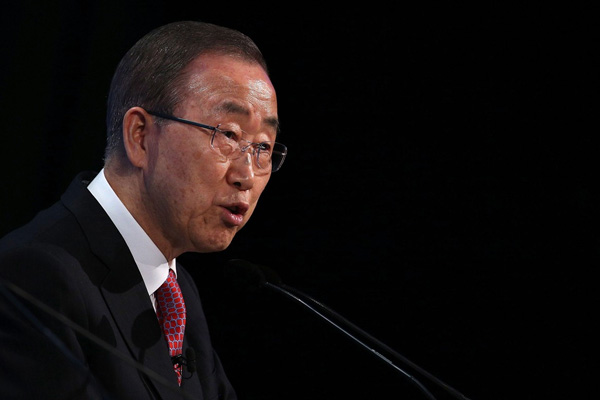 Ban Ki Moon: 'Suriye konusunda aldığı inisiyatiften dolayı Erdoğan'a saygı duyuyorum'