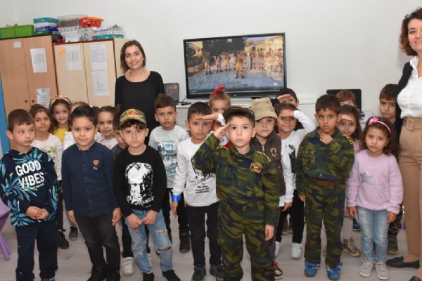 Aydınlı çocukların mektubuna Afrin'deki Mehmetçik'ten videolu teşekkür