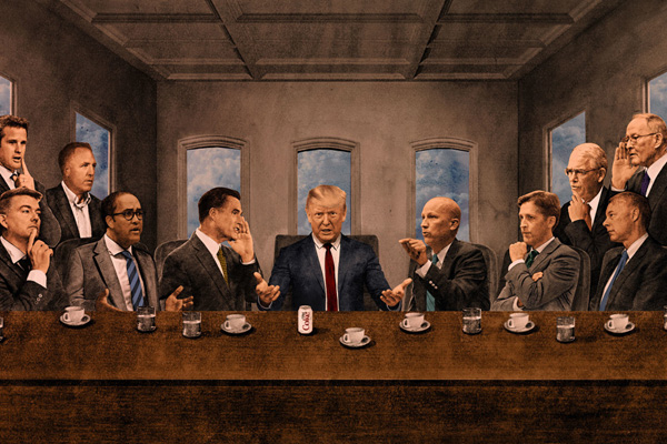 Politico'dan 'Son Akşam Yemeği' göndermesi: Trump'a kim ihanet edecek?