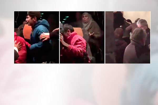 Almanya'ya sığınan Suriyeli mültecilere protesto