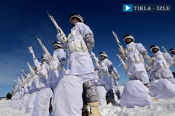 Zorlu kış eğitimi başarıyla tamamlandı