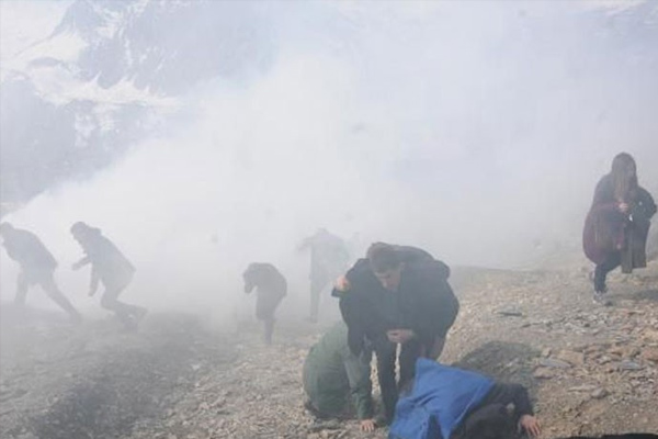 Hakkari'deki cenazede olaylar çıktı