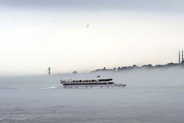 İstanbul'da yoğun sis
