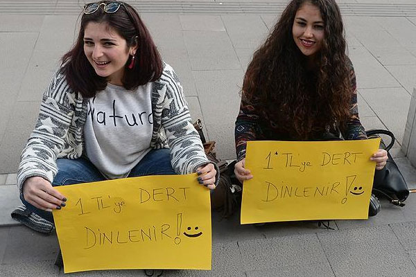 Dert dinlemek 1 lira