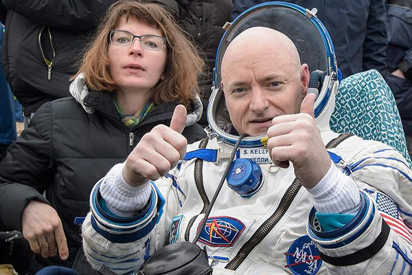 Uzayda bir yıl geçirdiler