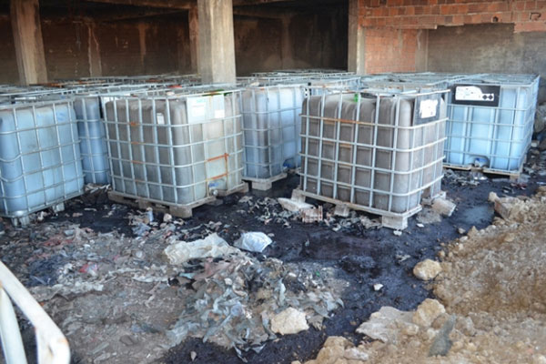 Manisa’da 100 ton kimyasal atık ele geçirildi